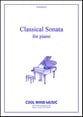 Classical Sonata piano sheet music cover